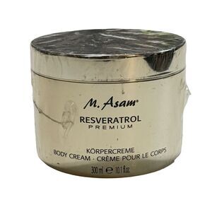 M. Asam Resveratrol Premium Body Creme Huge 10.1 Fl Oz 300 Ml Factory Sealed New